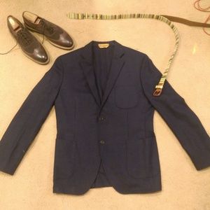 Tallia Men's Blue Blazer Size 42L